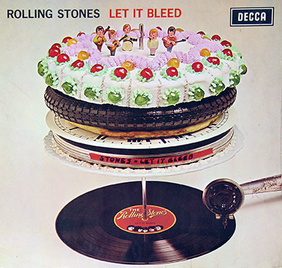 ROLLING STONES - Let it Bleed (1969, England) 
 album front cover vinyl record